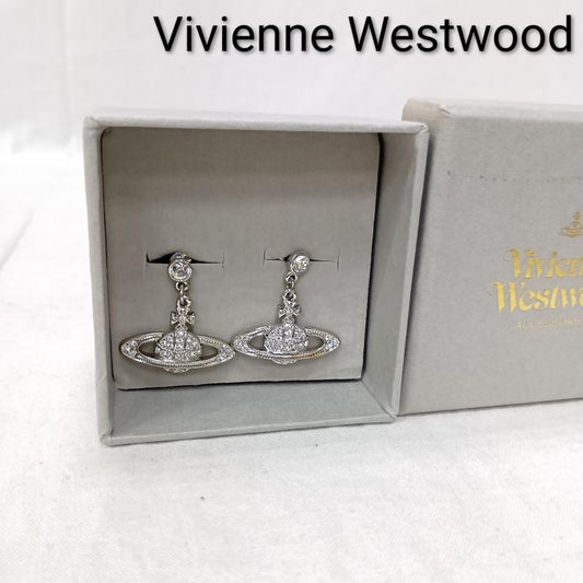 ヴィヴィアンウエストウッド Vivienne Westwood アクセサリー ピアス MINI BAS RELIEF DROP EARRINGS シルバー - 銀 / シルバー / silver color レディース USED 古着 中古 50160742