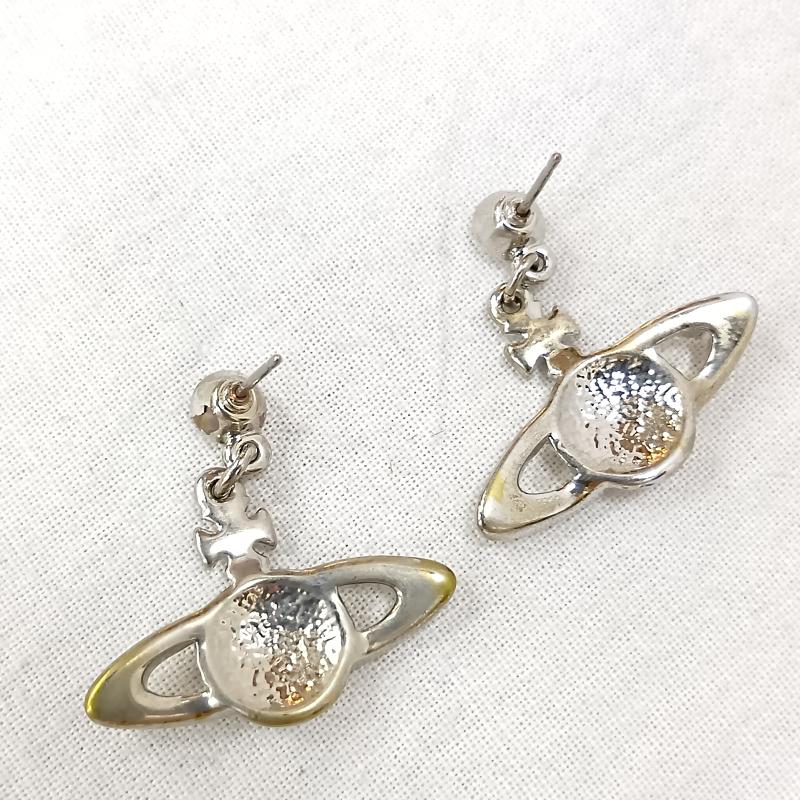 ヴィヴィアンウエストウッド Vivienne Westwood アクセサリー ピアス MINI BAS RELIEF DROP EARRINGS シルバー - 銀 / シルバー / silver color レディース USED 古着 中古 50160742