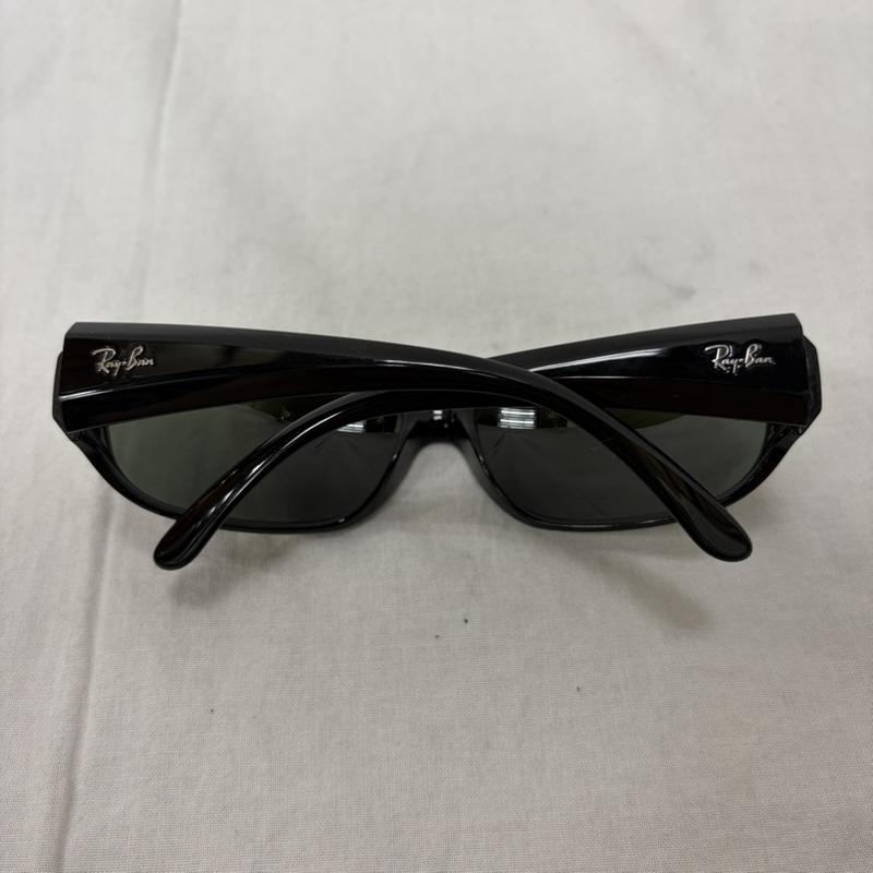 レイバン Ray-Ban めがね・サングラス サングラス RB4121 オールドスクールサングラス black 601 3N - ロゴ、文字 黒 / ブラック / black メンズ USED 古着 中古 50160744