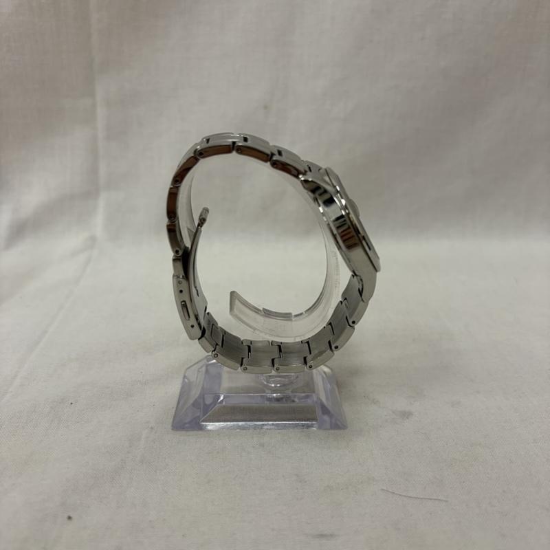 セイコー SEIKO 腕時計 アナログ（クォーツ式） v147-0ah0 ソーラー腕時計 シルバー 10BAR - 銀 / シルバー / silver color メンズ USED 古着 中古 50160746
