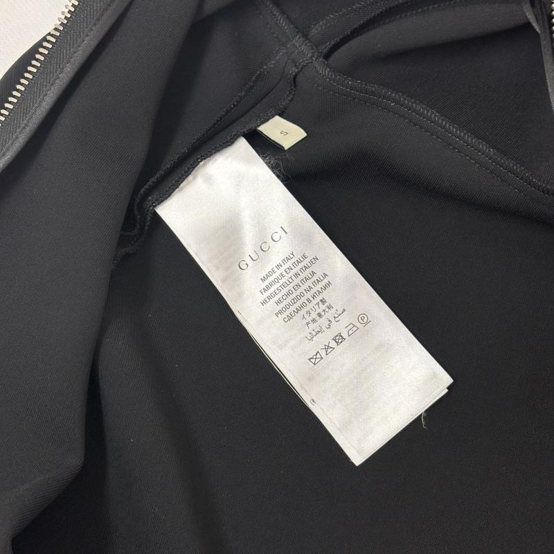 グッチ GUCCI ワンピース ロングスカート ワンピース トリコロール カラーリボン リボン ノースリーブ 501481-X7A97 S 黒 / ブラック / black レディース USED 古着 中古 50160749