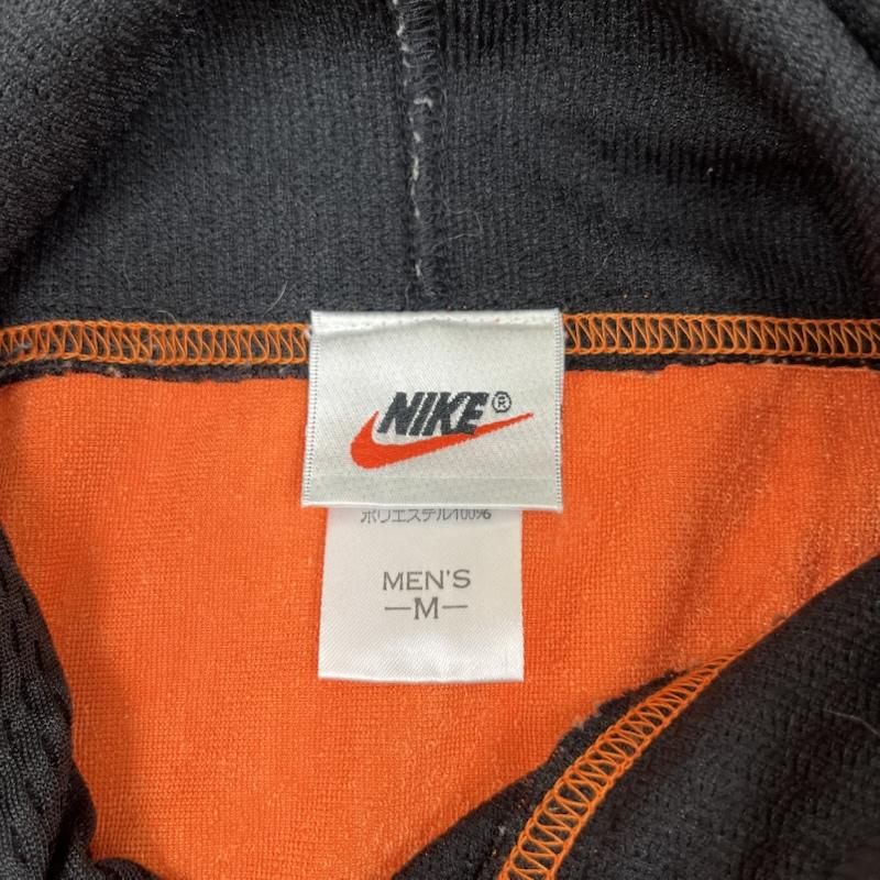 ナイキ NIKE パーカー 七分袖 ゲーム シャツ パーカー スウッシュロゴ 刺繍 ツートンカラー フーディー M ロゴ、文字 橙 / オレンジ / orange メンズ USED 古着 中古 50160759