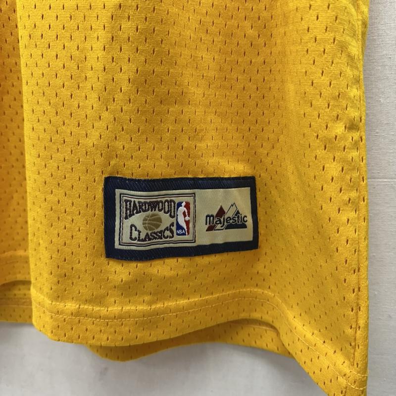 マジェスティック MAJESTIC タンクトップ タンクトップ HARDWOOD CLASSICS NBA LAKERS KOBE BRYANT コービー ブライアント ユニフォーム - 黄 / イエロー / yellow メンズ USED 古着 中古 50160765