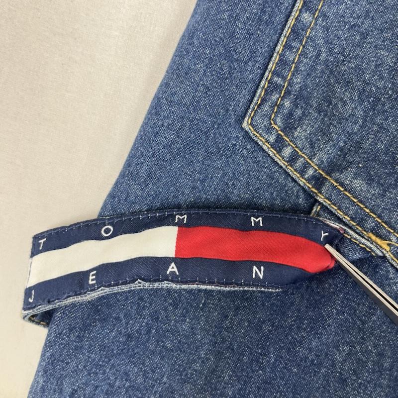 トミーヒルフィガー TOMMY HILFIGER サロペット・オーバーオール サロペット、オーバーオール デニム オーバーオール フラッグ パッチ フロント ロゴ M ロゴ、文字 インディゴ / インディゴ / Indigo メンズ USED 古着 中古 50160773