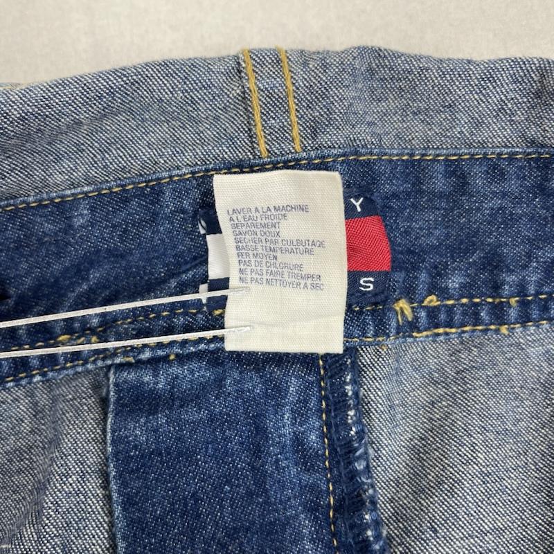 トミーヒルフィガー TOMMY HILFIGER サロペット・オーバーオール サロペット、オーバーオール デニム オーバーオール フラッグ パッチ フロント ロゴ M ロゴ、文字 インディゴ / インディゴ / Indigo メンズ USED 古着 中古 50160773