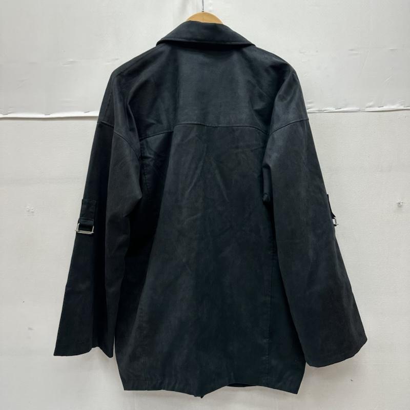 ヒステリックグラマー HYSTERIC GLAMOUR ジャケット、上着 ジャンパー、ブルゾン ピークドラペル ビッグ ジャケット スエード テーラード 01183AB10 FREE 黒 / ブラック / black メンズ USED 古着 中古 50160776