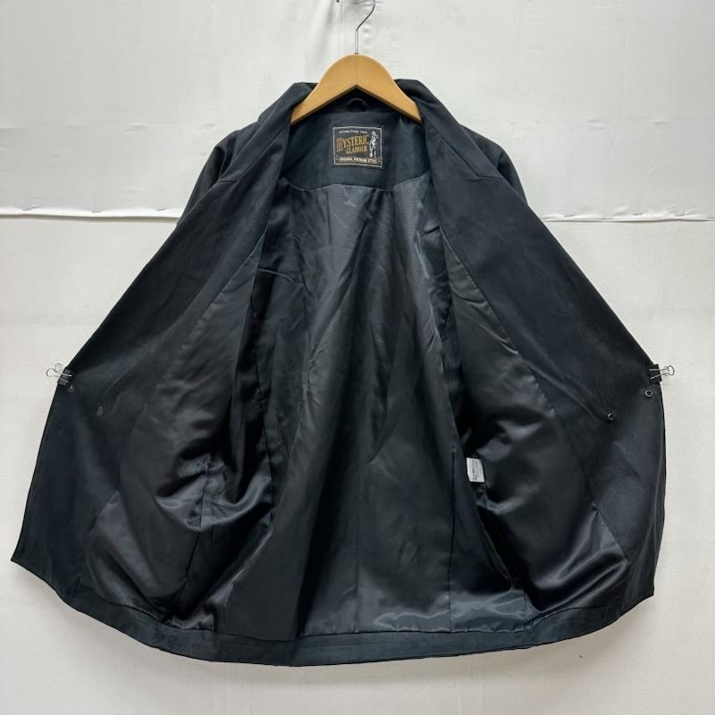 ヒステリックグラマー HYSTERIC GLAMOUR ジャケット、上着 ジャンパー、ブルゾン ピークドラペル ビッグ ジャケット スエード テーラード 01183AB10 FREE 黒 / ブラック / black メンズ USED 古着 中古 50160776