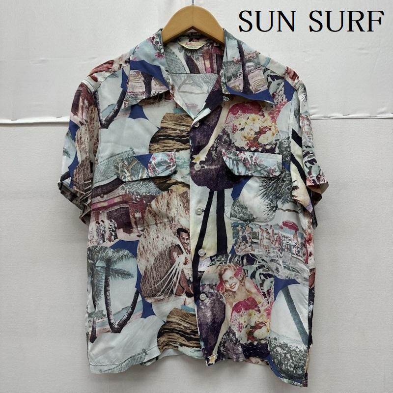 サンサーフ SUN SURF シャツ、ブラウス 半袖 KAIKAMAHINE レーヨン アロハ シャツ SS38678 S マルチカラー / マルチカラー / multicolor メンズ USED 古着 中古 50160777