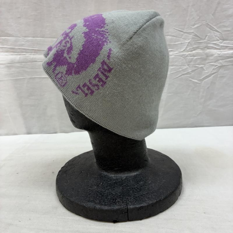 ディーゼル DIESEL 帽子 ニット帽 リバーシブル アクリル ビーニー ニットキャップ - メンズ USED 古着 中古 50160783