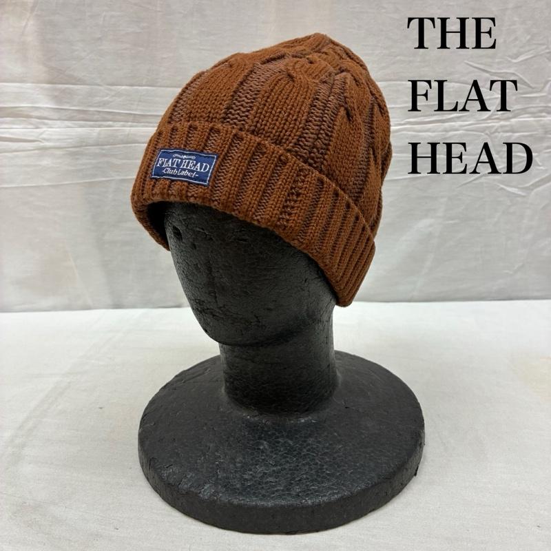 ザ・フラットヘッド The Flat Head 帽子 ニット帽 コットン ケーブル ニット ビーニー 折り返し - メンズ USED 古着 中古 50160784
