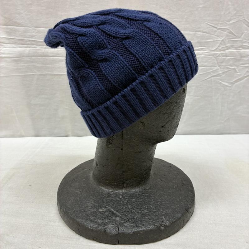 ザ・フラットヘッド The Flat Head 帽子 ニット帽 コットン ケーブル ニット ビーニー 折り返し - メンズ USED 古着 中古 50160785