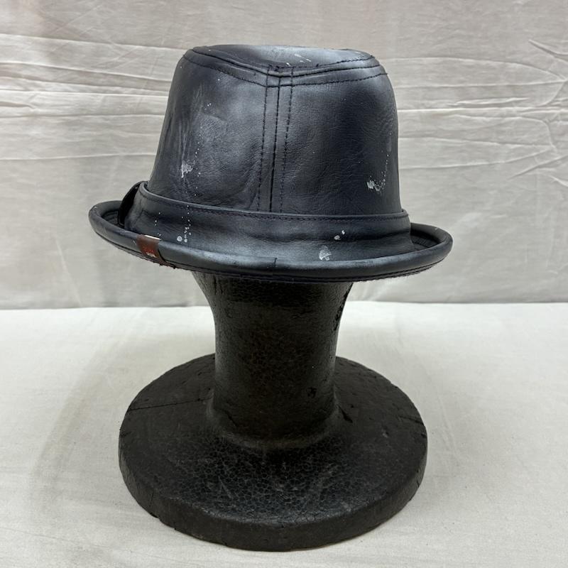 古着 USED 帽子 ハット AMERICAN HEADWEAR レザー ペンキ ダメージ加工 USA製 ハット - メンズ USED 古着 中古 50160788