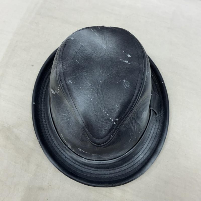 古着 USED 帽子 ハット AMERICAN HEADWEAR レザー ペンキ ダメージ加工 USA製 ハット - メンズ USED 古着 中古 50160788