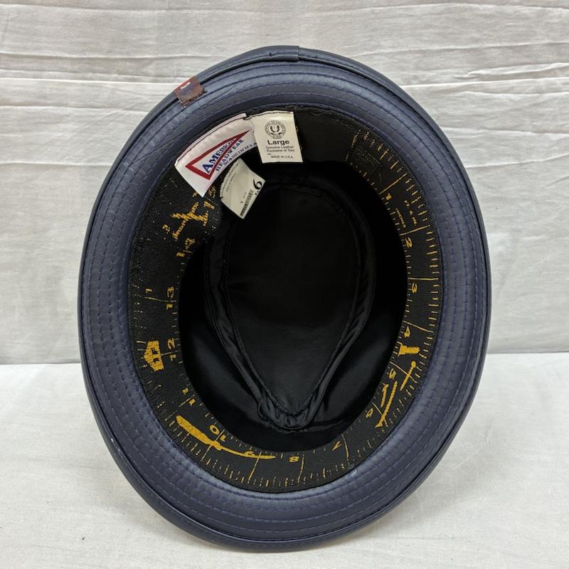 古着 USED 帽子 ハット AMERICAN HEADWEAR レザー ペンキ ダメージ加工 USA製 ハット - メンズ USED 古着 中古 50160788