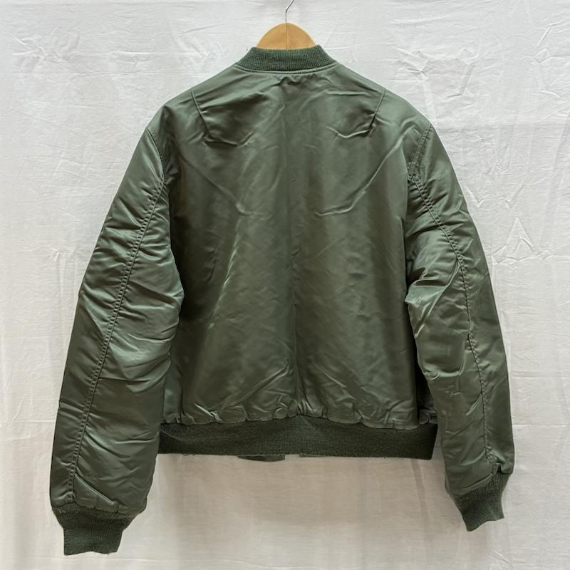 ヴィンテージ VINTAGE ジャケット、上着 フライトジャケット USA製 IDEAL ジッパー ナイロン MA-1 ボンバー フライトジャケット ミリタリー L メンズ USED 古着 中古 50160792