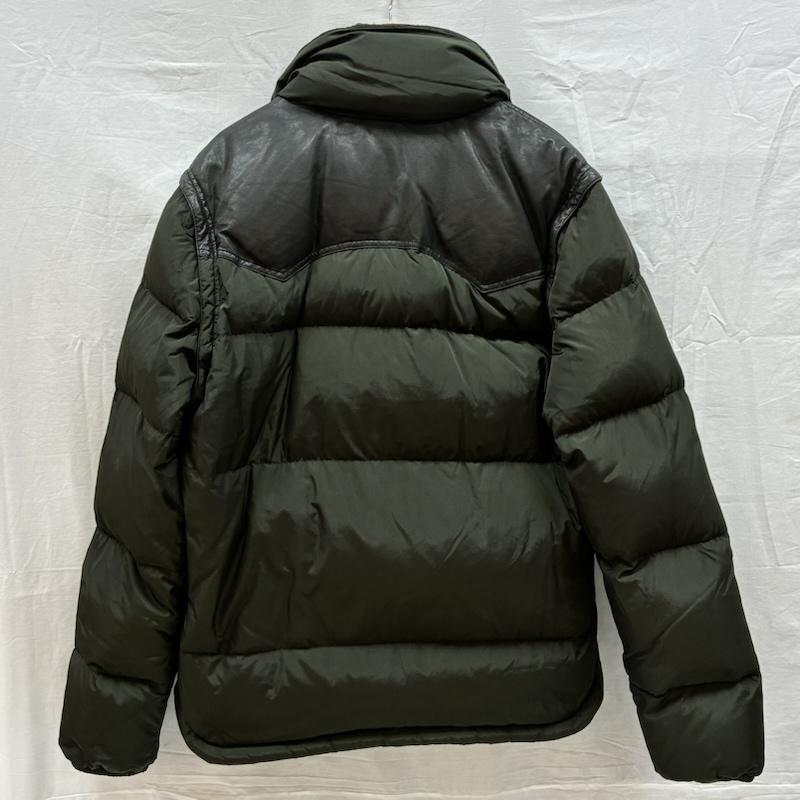 ディーゼル DIESEL ジャケット、上着 ダウンジャケット シープ レザー ナイロン 切替 3WAY ダウンジャケット 収納フード ベスト XXL メンズ USED 古着 中古 50160798