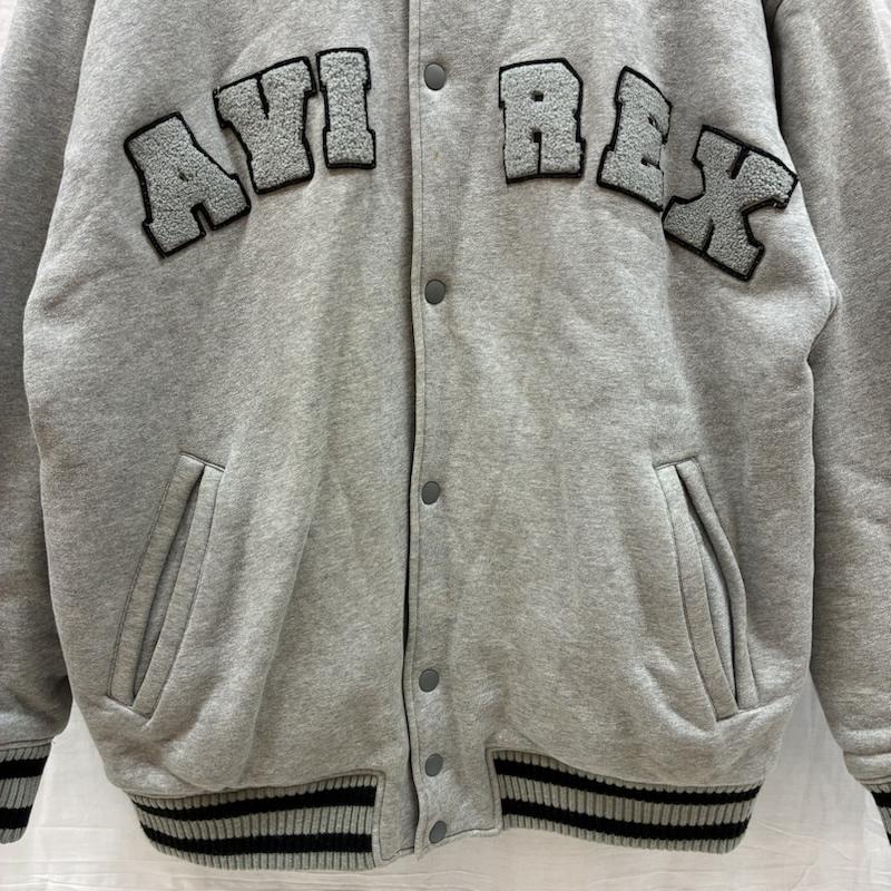 アヴィレックス AVIREX ジャケット、上着 ジャンパー、ブルゾン 90s コットン ナイロン リバーシブル ヴァーシティ ジャケット スタジャン キルティング L メンズ USED 古着 中古 50160800