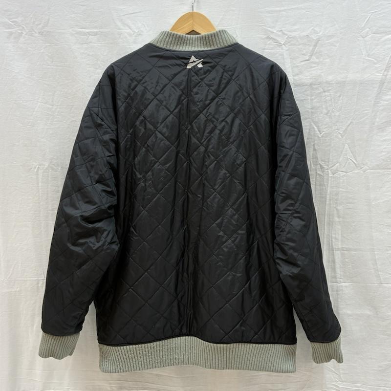 アヴィレックス AVIREX ジャケット、上着 ジャンパー、ブルゾン 90s コットン ナイロン リバーシブル ヴァーシティ ジャケット スタジャン キルティング L メンズ USED 古着 中古 50160800