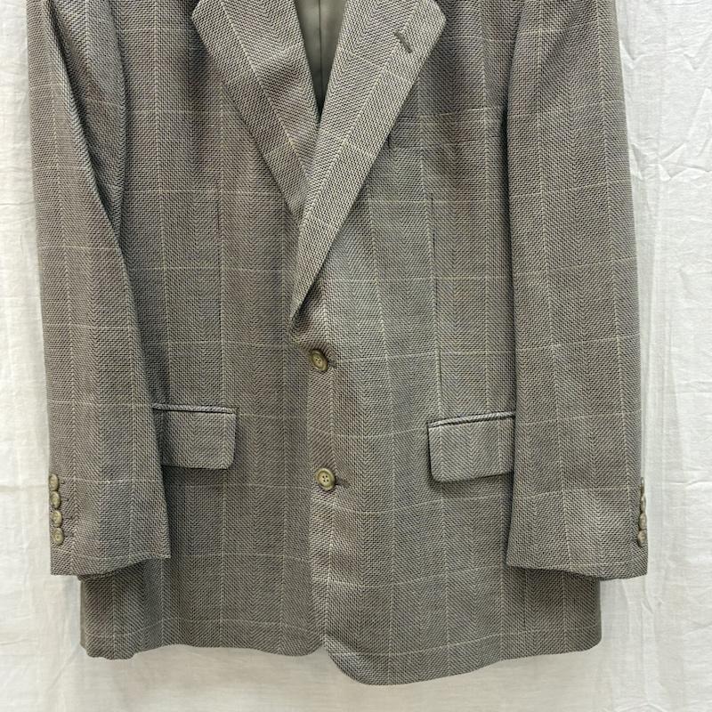 クリスチャンディオールムッシュ CHRISTIANDIORMONSIEUR ジャケット、上着 ジャケット、ブレザー オールド ウール シルク 2B テーラード ジャケット ブレザー 裏地 CDロゴ - メンズ USED 古着 中古 50160801