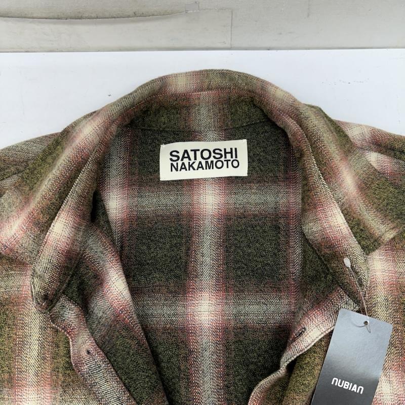 古着 USED シャツ、ブラウス 長袖 26SS SATOSHI NAKAMOTO PATCHWORK FLANNEL パッチワーク カットオフ フランネル チェック シャツ L 赤 / レッド / red X 緑 / グリーン / green X マルチカラー / マルチカラー / multicolor メンズ USED 古着 中古 50160805