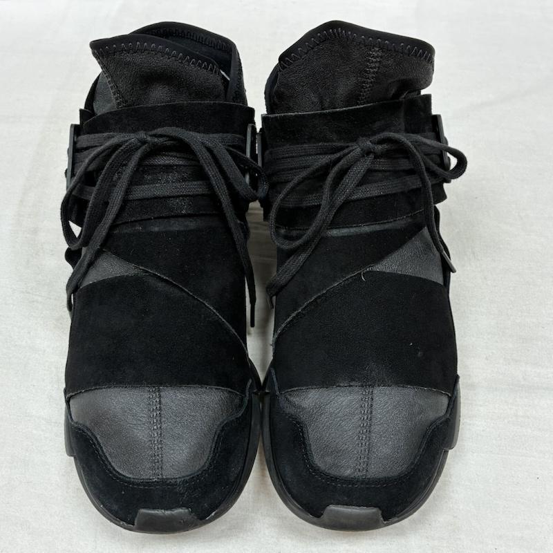 ワイスリー Y-3 スニーカー スニーカー QASA HIGH ハイトップ トレーナー スムース スエード レザー ナイロン スニーカー BB4733 27.0cm メンズ USED 古着 中古 50160809