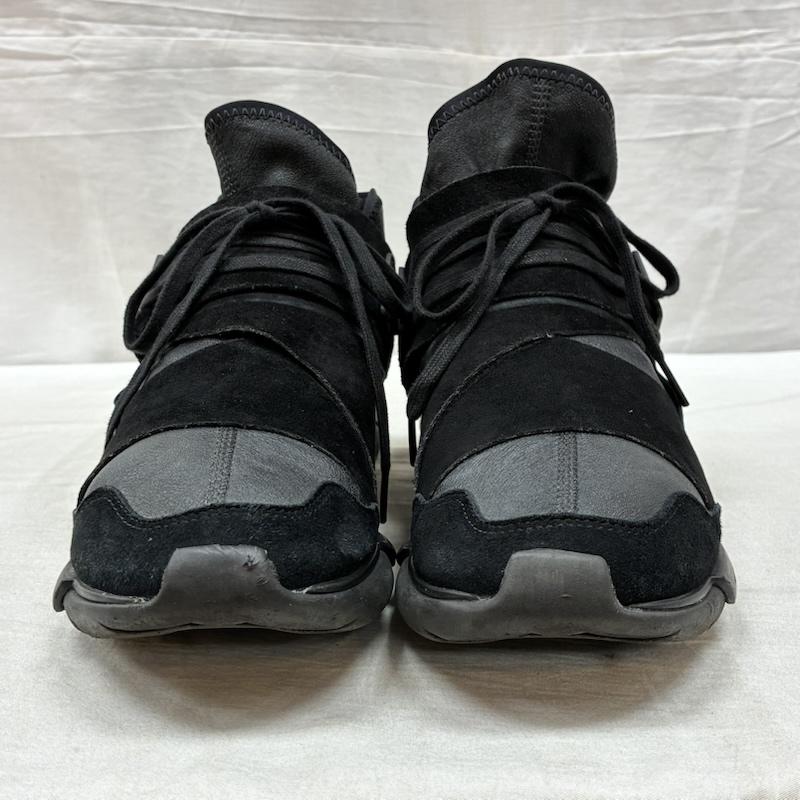 ワイスリー Y-3 スニーカー スニーカー QASA HIGH ハイトップ トレーナー スムース スエード レザー ナイロン スニーカー BB4733 27.0cm メンズ USED 古着 中古 50160809
