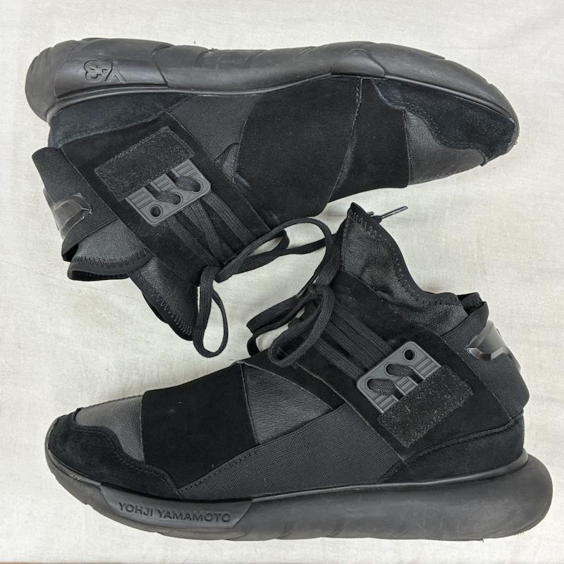 ワイスリー Y-3 スニーカー スニーカー QASA HIGH ハイトップ トレーナー スムース スエード レザー ナイロン スニーカー BB4733 27.0cm メンズ USED 古着 中古 50160809