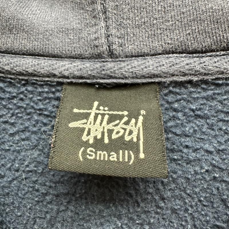 ステューシー STUSSY パーカー 長袖 00s 25周年 ロゴ 刺繍 パーカー S 紺 / ネイビー / navy メンズ USED 古着 中古 50160811