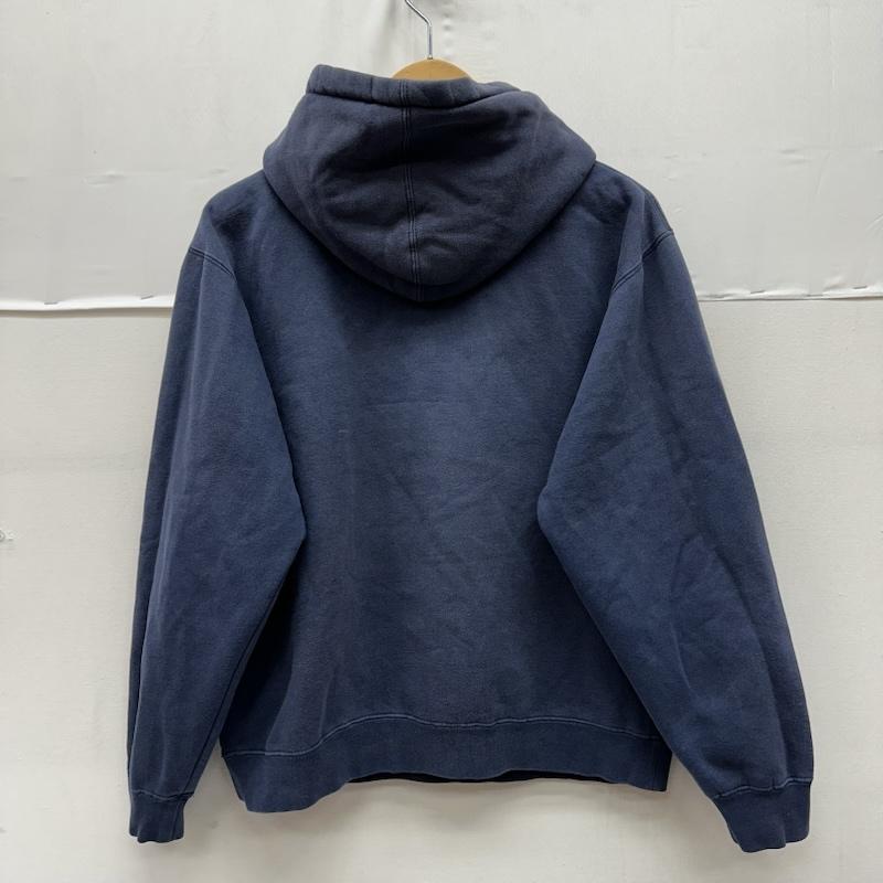 ステューシー STUSSY パーカー 長袖 00s 25周年 ロゴ 刺繍 パーカー S 紺 / ネイビー / navy メンズ USED 古着 中古 50160811
