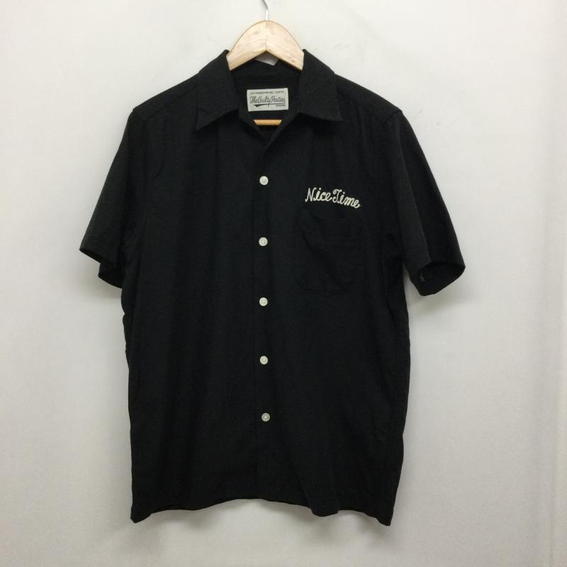 ワコマリア WACKO MARIA シャツ、ブラウス 半袖 ワコマリア nicetime 虎刺繍シャツ S 刺繍 黒 / ブラック / black メンズ USED 古着 中古 50160812