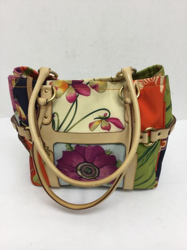 サルヴァトーレフェラガモ Salvatore Ferragamo トートバッグ トートバッグ サルヴァトーレ フェラガモ トートバッグ ベージュ グリーン マルチカラー AF-21 パンサー 豹 フラワー 花 - 総柄 マルチカラー / マルチカラー / multicolor レディース USED 古着 中古 50160815