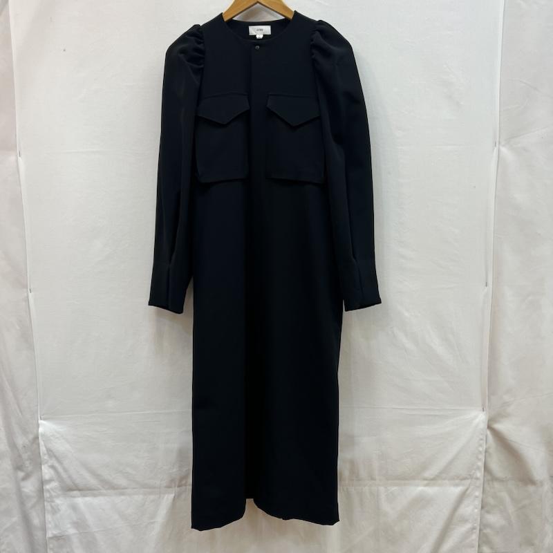 ハイク HYKE ワンピース ロングスカート SOALON COVERALLS DRESS 232-16184 S 黒 / ブラック / black レディース USED 古着 中古 50160819