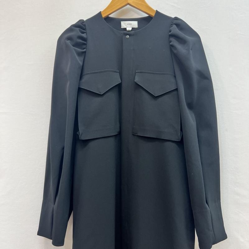 ハイク HYKE ワンピース ロングスカート SOALON COVERALLS DRESS 232-16184 S 黒 / ブラック / black レディース USED 古着 中古 50160819