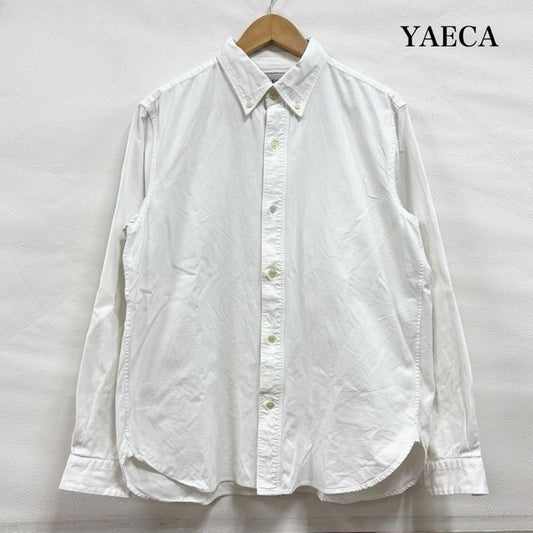 ヤエカ YAECA シャツ、ブラウス 長袖 ボタンダウン 長袖 オックスフォードシャツ ベーシック 日本製 S 無地 白 / ホワイト / white メンズ USED 古着 中古 50160822