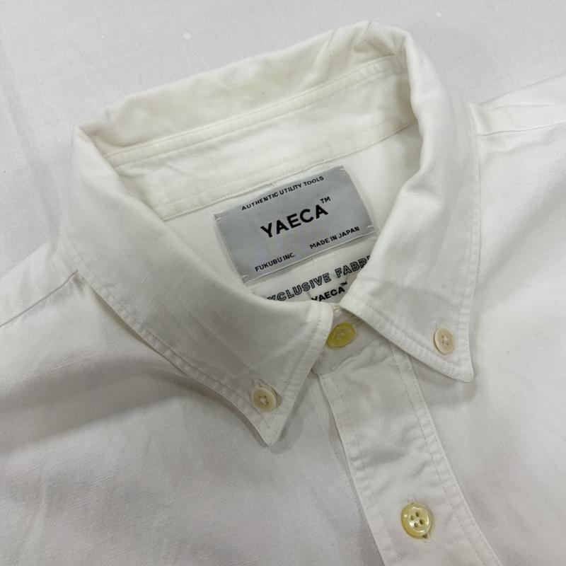 ヤエカ YAECA シャツ、ブラウス 長袖 ボタンダウン 長袖 オックスフォードシャツ ベーシック 日本製 S 無地 白 / ホワイト / white メンズ USED 古着 中古 50160822