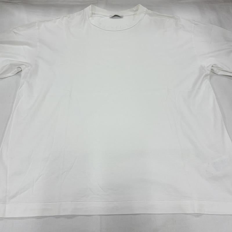 エイトン ATON Tシャツ 半袖 半袖 クルーネック 無地 Tシャツ オンワード樫山 4 無地 白 / ホワイト / white レディース USED 古着 中古 50160824