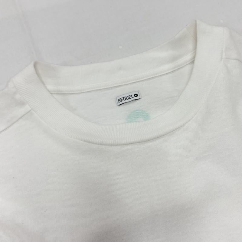 古着 USED Tシャツ 半袖 SEQUEL シークエル 半袖 ガール プリント Tシャツ L プリント 白 / ホワイト / white メンズ USED 古着 中古 50160825