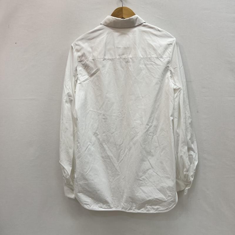 ジルサンダー JIL SANDER シャツ、ブラウス 長袖 ボリュームスリーブ 比翼 コットンシャツ 34 白 / ホワイト / white レディース USED 古着 中古 50160826