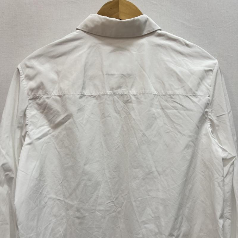 ジルサンダー JIL SANDER シャツ、ブラウス 長袖 ボリュームスリーブ 比翼 コットンシャツ 34 白 / ホワイト / white レディース USED 古着 中古 50160826