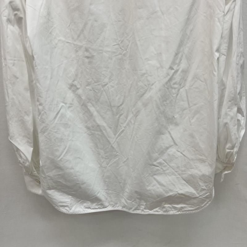 ジルサンダー JIL SANDER シャツ、ブラウス 長袖 ボリュームスリーブ 比翼 コットンシャツ 34 白 / ホワイト / white レディース USED 古着 中古 50160826