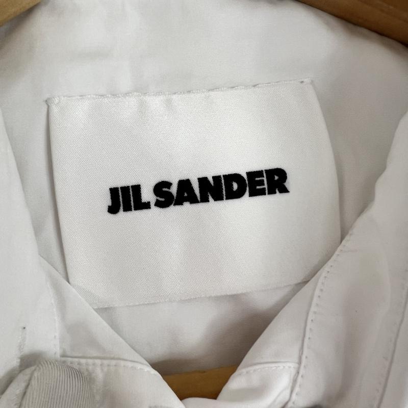ジルサンダー JIL SANDER シャツ、ブラウス 長袖 ボリュームスリーブ 比翼 コットンシャツ 34 白 / ホワイト / white レディース USED 古着 中古 50160826