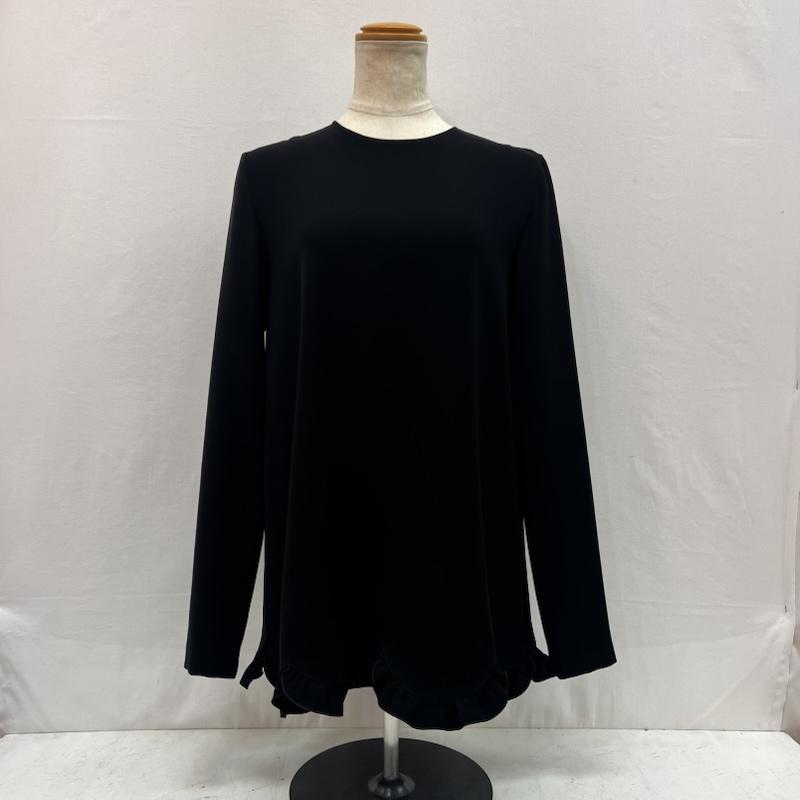 ヨーコチャン YOKO CHAN シャツ、ブラウス 長袖 ロングスリーブヘムペタルブラウス YCB-122-294 38 黒 / ブラック / black レディース USED 古着 中古 50160831