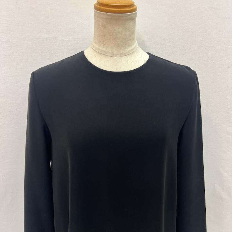 ヨーコチャン YOKO CHAN シャツ、ブラウス 長袖 ロングスリーブヘムペタルブラウス YCB-122-294 38 黒 / ブラック / black レディース USED 古着 中古 50160831