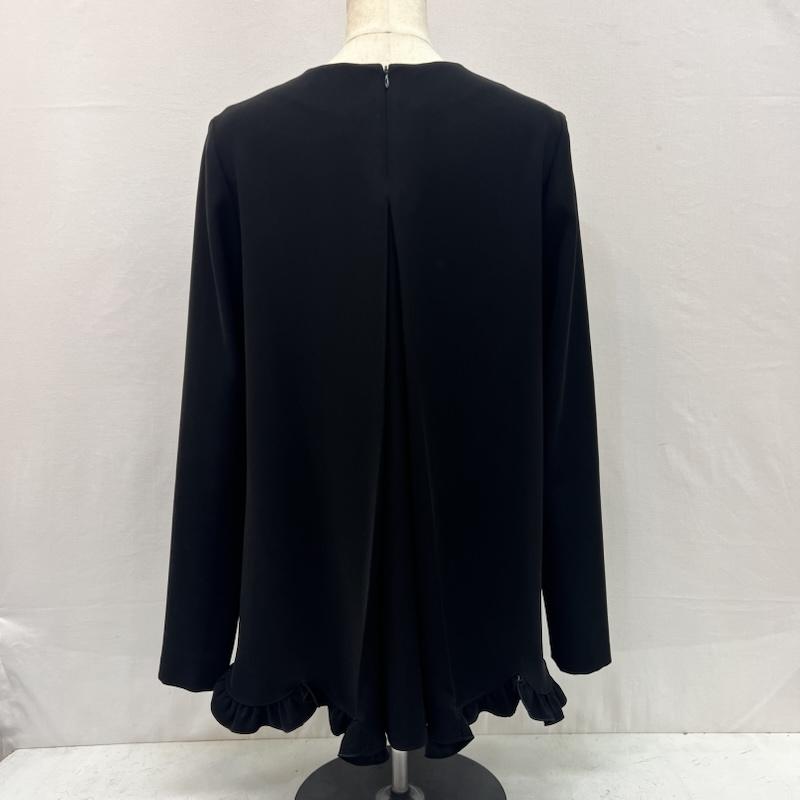 ヨーコチャン YOKO CHAN シャツ、ブラウス 長袖 ロングスリーブヘムペタルブラウス YCB-122-294 38 黒 / ブラック / black レディース USED 古着 中古 50160831