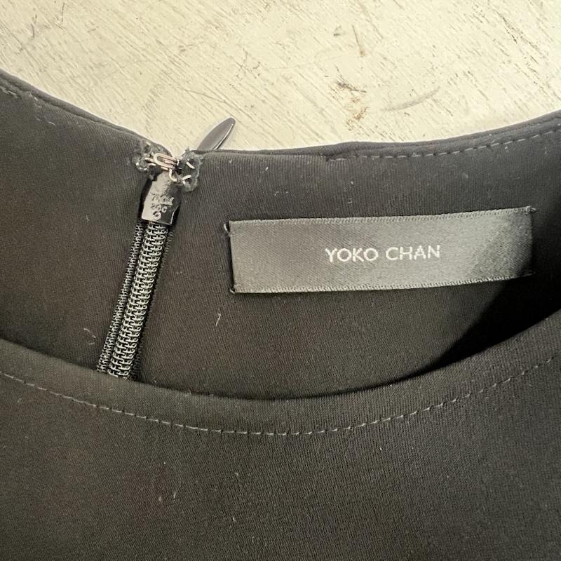 ヨーコチャン YOKO CHAN シャツ、ブラウス 長袖 ロングスリーブヘムペタルブラウス YCB-122-294 38 黒 / ブラック / black レディース USED 古着 中古 50160831