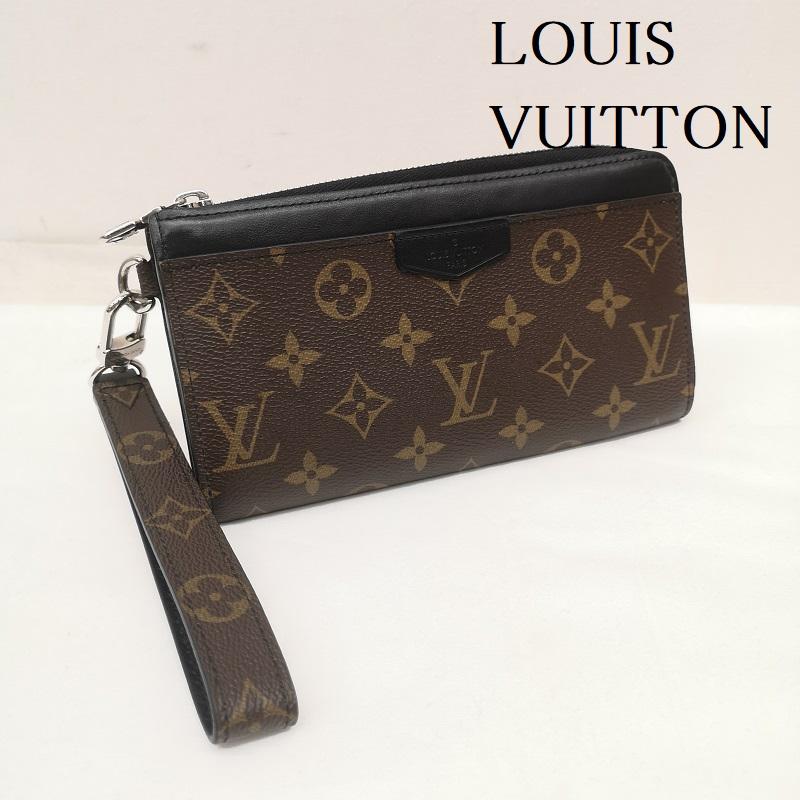 ルイヴィトン LOUIS VUITTON 財布 長財布 モノグラム マカサー ジッピードラゴンヌ M69407 長財布 財布 RFID - 茶 / ブラウン / brown メンズ USED 古着 中古 50160832