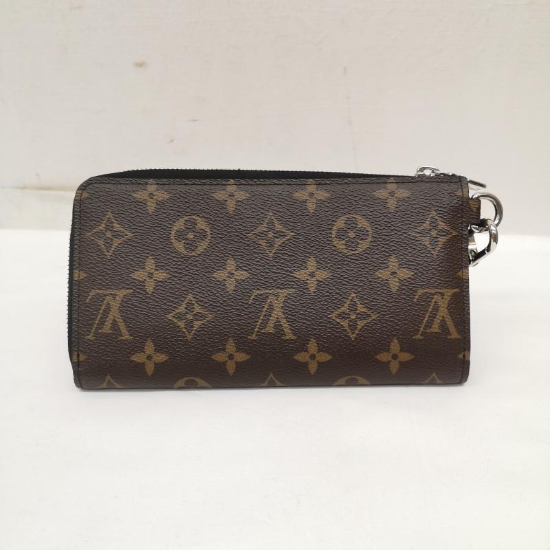 ルイヴィトン LOUIS VUITTON 財布 長財布 モノグラム マカサー ジッピードラゴンヌ M69407 長財布 財布 RFID - 茶 / ブラウン / brown メンズ USED 古着 中古 50160832