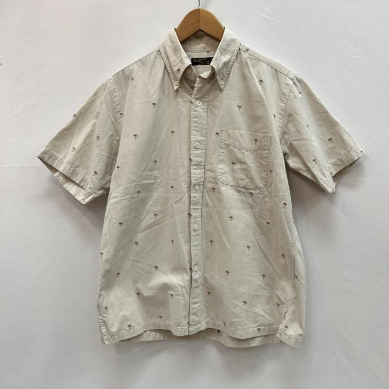 サンサーフ SUN SURF シャツ、ブラウス 半袖 ヤシの木 パームツリー ボタンダウンシャツ SS34974 M ベージュ / ベージュ / beige メンズ USED 古着 中古 50160848
