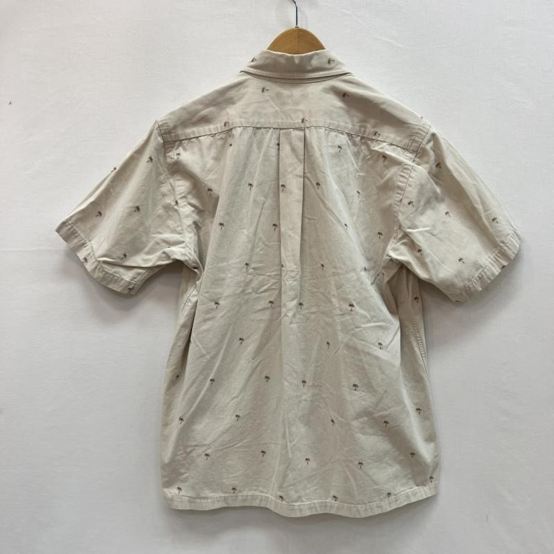 サンサーフ SUN SURF シャツ、ブラウス 半袖 ヤシの木 パームツリー ボタンダウンシャツ SS34974 M ベージュ / ベージュ / beige メンズ USED 古着 中古 50160848