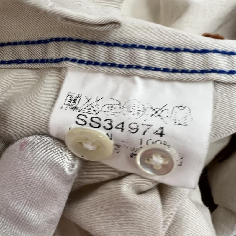 サンサーフ SUN SURF シャツ、ブラウス 半袖 ヤシの木 パームツリー ボタンダウンシャツ SS34974 M ベージュ / ベージュ / beige メンズ USED 古着 中古 50160848